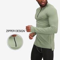 Dry Fit koszule kompresyjne mężczyźni Winter Fitness z długim rękawem koszulka do biegania mężczyźni Gym T Shirt koszulka piłkarska odzież sportowa Sport mocno 2